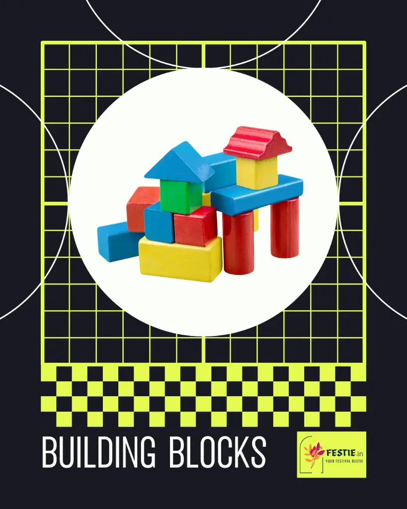 Educational Wooden Building Blocks Set for Kids