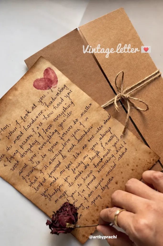Vintage Letter - Special One