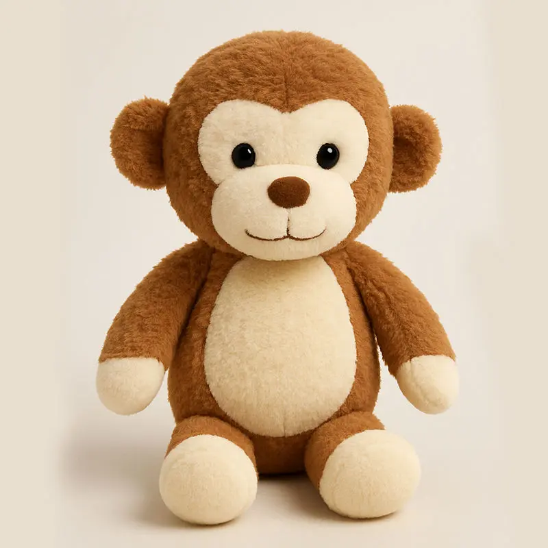 Cute Monkey Teddy (Red)