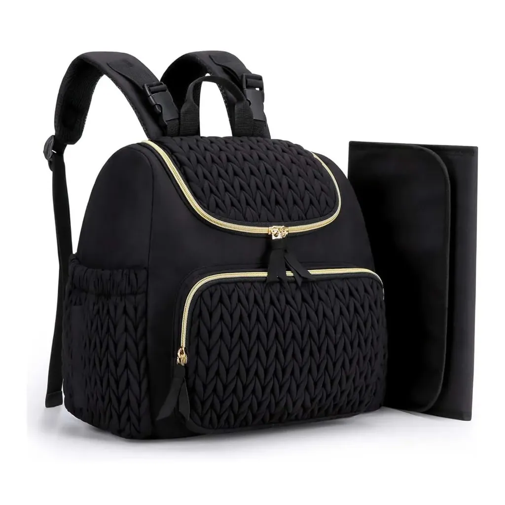 bnf Diaper Bag Female Large Travel Diaper Bag for Mom for Picnic Travel Shopping Black Baby | Strollers & Accessories | Stroller Accessories | Organizers & Nets