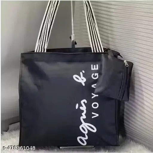 Clairs Multipurpose Stylish Grocery Bag | Spacious & Foldable Fashion Shopping Bag for Men and Women | Durable Multicolor Tote Bag (Multicolor As Per Available)