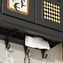 Wall-mounted PP Plastic Bathroom Storage Cabinet