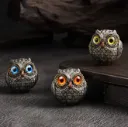 Owl statue for home and garden decor